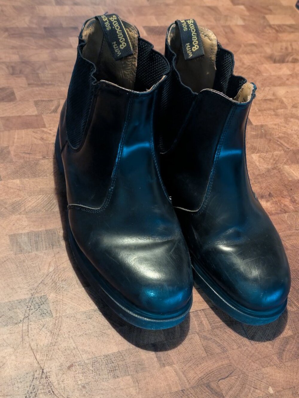 Dr. Martens Made In England 2976 Black Chelsea Boots Men’s Size 13 US/ 12 UK